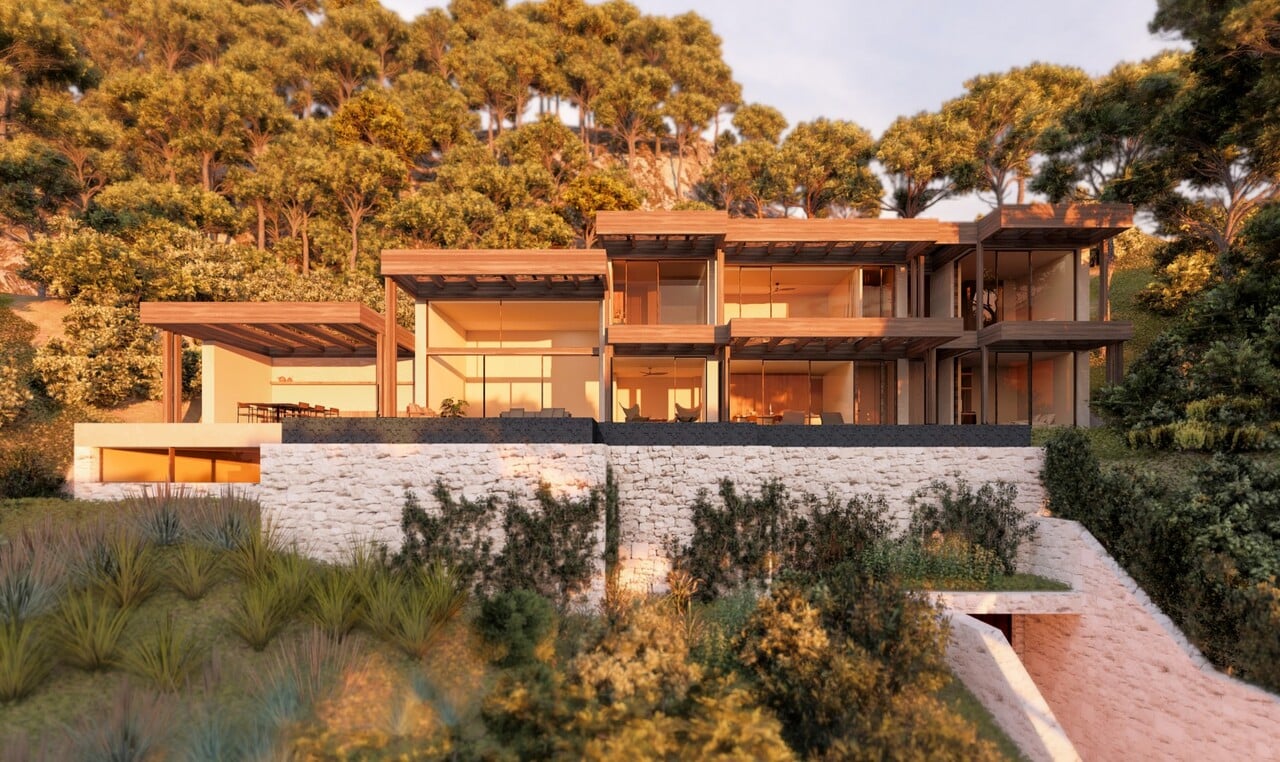 Luxury New Build Villa with Panoramic Sea Views and Pool